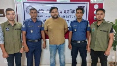 গ্রেফতার মো. মাসুদ আহমেদ শাকিল ওরফে সুমন