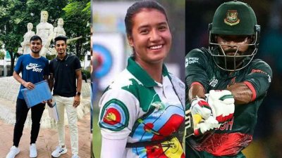 মোরসালিন, জিকো, দিয়া ও হৃদয় (বাঁ থেকে)