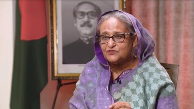 প্রধানমন্ত্রী শেখ হাসিনা (ছবি: ভয়েস অব আমেরিকার ভিডিও থেকে)