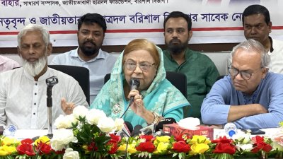 জাতীয় প্রেসক্লাবের জহুর হোসেন চৌধুরী হলে বক্তব্য রাখেন বিএনপির স্থায়ী কমিটির সদস্য বেগম সেলিমা রহমান