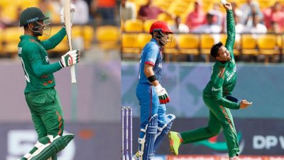 মিরাজ-সাকিব ঝলক দেখান