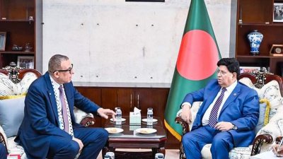 পররাষ্ট্রমন্ত্রীর সঙ্গে প্যালেস্টাইনের রাষ্ট্রদূতের সৌজন্য সাক্ষাৎ