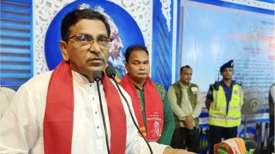 অনুষ্ঠানে বক্তব্য রাখছেন মাহবুবউল আলম হানিফ