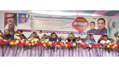 জনসভায় স্বরাষ্ট্রমন্ত্রী আসাদুজ্জামান খান কামাল