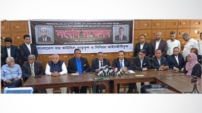 বিএনপিপন্থি আইনজীবীদের সংবাদ সম্মেলন