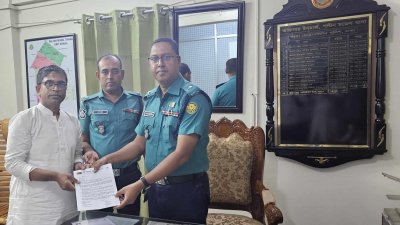 আওয়ামী লীগের দফতর সম্পাদক রিয়াজ উদ্দিন রিয়াজ তার সই করা এ সংক্রান্ত চিঠি পল্টন মডেল থানার ওসির কাছে পৌঁছে দিয়েছেন