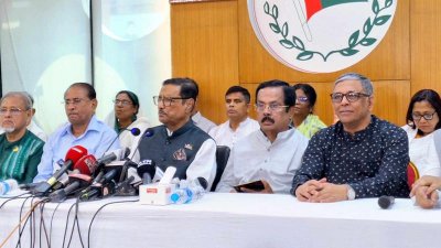 কথা বলছেন ওবায়দুল কাদের