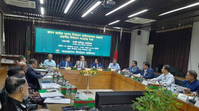 আইনশৃঙ্খলা রক্ষাকারী বিভিন্ন বাহিনীর প্রধান ও প্রতিনিধিদের সঙ্গে নির্বাচন কমিশনের বৈঠক