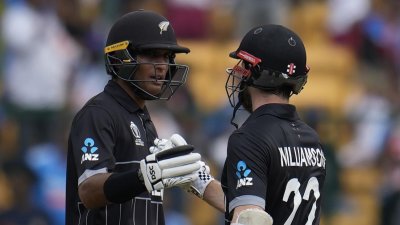 বড় স্কোরের জুটি গড়েছেন রাচিন ও উইলিয়ামসন।