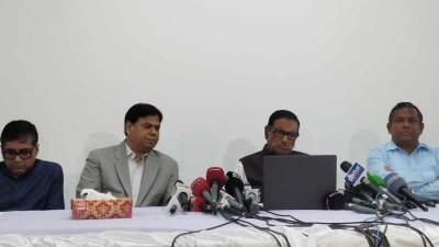 ঢাকা জেলা আওয়ামী লীগের অফিসে ওবায়দুল কাদের