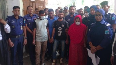 পুলিশের সঙ্গে দণ্ডপ্রাপ্ত চার আসামি