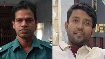 পুলিশ পরিদর্শক মামুন ইমরান খান ও আরাভ খান