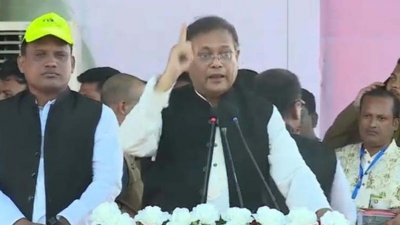 সমাবেশে তথ্যমন্ত্রী ড. হাছান মাহমুদ