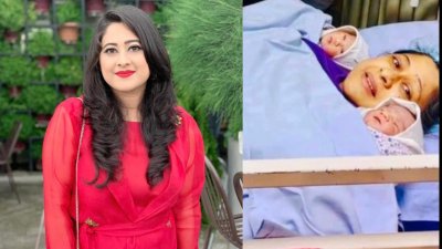 যমজ সন্তানের মা হলেন সুমাইয়া শিমু