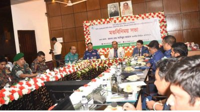 সিলেটে মতবিনিময় সভায় নির্বাচন কমিশনার (ইসি) আনিছুর রহমান