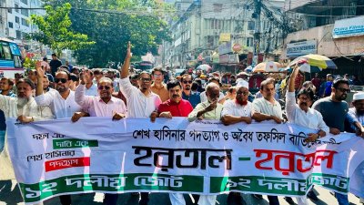 ১২ দলীয় জোটের মিছিল