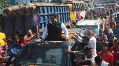 শোডাউনে এমপি রাজি মোহাম্মদ ফখরুল