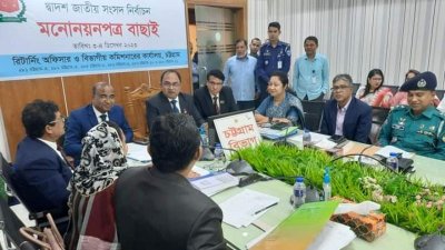 চট্টগ্রামের মনোনয়নপত্র বাছাই