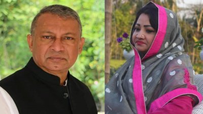 একরামুল করিম চৌধুরী ও তার স্ত্রী কামরুন নাহার শিউলী