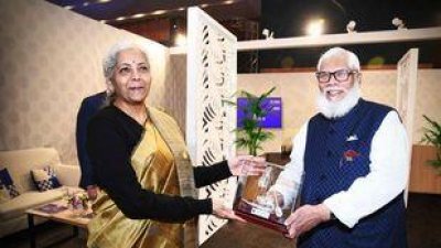 নির্মলা সীতারামন ও সালমান এফ রহমান।