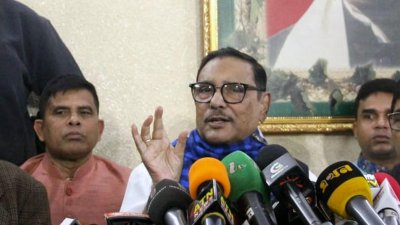 আওয়ামী লীগের সাধারণ সম্পাদক ওবায়দুল কাদের (ছবি: ফোকাস বাংলা)