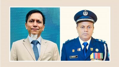 অ্যাডভোকেট মঞ্জুর মোহাম্মদ শাহনেওয়াজ টিপু ও পুলিশ সুপার মোহাম্মদ মাহফুজুর রহমান আল-মামুন