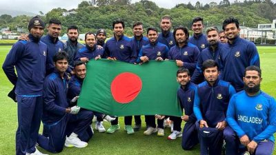 নিউজিল্যান্ডের শান্তদের বিজয় দিবস উদযাপন