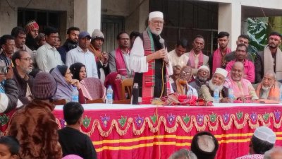 সখীপুরের করোটিয়া পাড়া দাখিল মাদ্রাসা মাঠে নির্বাচনি পথসভা বক্তব্য রেখেছেন বঙ্গবীর কাদের সিদ্দিকী