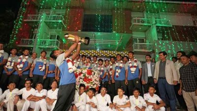 মিরপুরে যুব দলের উদযাপন