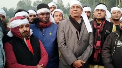 কর্মী-সমর্থকরাসহ মাথায় কাফন বেঁধে মাঠে নামলেন স্বতন্ত্র প্রার্থী ইউনুছ ইসলাম তালুকদার ঠান্ডু