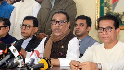 আওয়ামী লীগের সাধারণ সম্পাদক ওবায়দুল কাদের (ছবি: ফোকাস বাংলা)