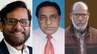 আওয়ামী লীগ মনোনীত আসাদুজ্জামান নূর, স্বতন্ত্র প্রার্থী জয়নাল আবেদীন ও জাতীয় পার্টির শাহাজান আলী চৌধুরী