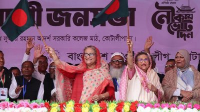 প্রধানমন্ত্রী শেখ হাসিনা  ছবি: বাসস