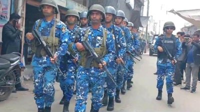 কোস্টগার্ডের নির্বাচনি টহল