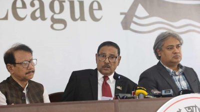 সংবাদ সম্মেলনে ওবায়দুল কাদের