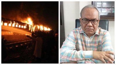 ‘বেনাপোল এক্সপ্রেস’ ট্রেনে আগুনের ঘটনায় জাতিসংঘের মাধ্যমে আন্তর্জাতিক তদন্ত দাবি করেছে বিবৃতি দিয়েছেন বিএনপির সিনিয়র যুগ্ম মহাসচিব রুহুল কবির রিজভী
