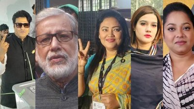 ভোট দিলেন নূর-মমতাজ-ফেরদৌস; পারলেন না মাহি-ডলি!