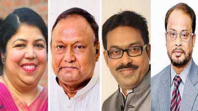শারমিন চৌধুরী, টিপু মুনশি, আহসানুল হক চৌধুরী ও জি এম কাদের