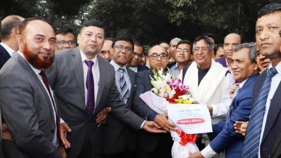 পঞ্চমবারের মতো সংসদ সদস্য নির্বাচিত হওয়ায় কৃষিমন্ত্রীকে শুভেচ্ছা জানিয়েছেন কৃষি মন্ত্রণালয় ও এর অধীনস্থ সংস্থাগুলোর কর্মকর্তা-বিজ্ঞানীরা