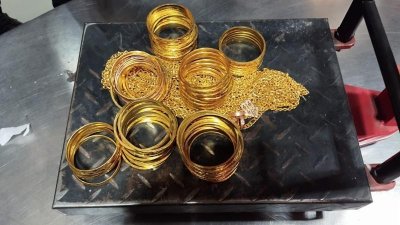 উদ্ধার হওয়া সোনা