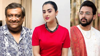 কৌশিক গাঙ্গুলি, শবনম বুবলী ও সৌরভ দাস