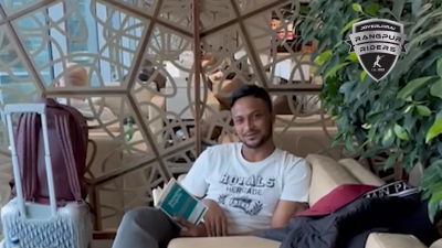 ভিডিও বার্তায় কথা বলেছেন সাকিব।