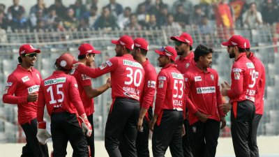 বরিশালের উদযাপনের মুহূর্ত।