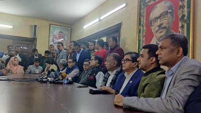 সংবাদ সম্মেলনে ওবায়দুল কাদের