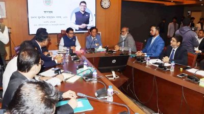 বিটিআরসি কার্যালয়ে মতবিনিময় সভায় প্রধান অতিথি  তথ্যপ্রযুক্তি প্রতিমন্ত্রী জুনাইদ আহমেদ পলক