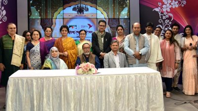 সংবাদ সম্মেলনে আয়োজক ও সংশ্লিষ্টরা