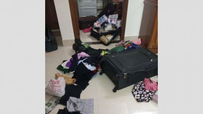 ডাকাতি ও মালামাল লুটের আলামত