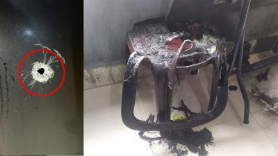 গুলি ও অগ্নিসংযোগ