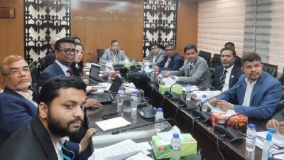 সচিবালয়ে আইএলও’র প্রতিনিধিদলের সঙ্গে বৈঠক করেন আইনমন্ত্রী আনিসুল হক
