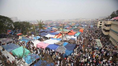 বিশ্ব ইজতেমার প্রথম পর্বের ছবি